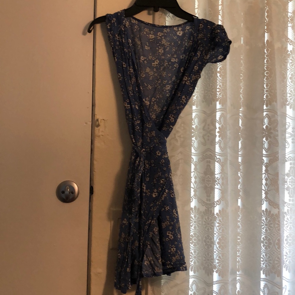 ZAFUL Low Neck Tie Mini Dress